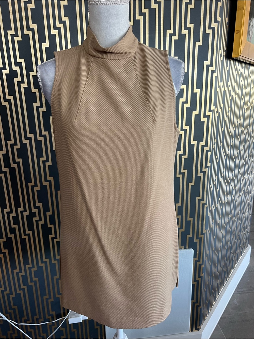 Trina Turk Sleeveless High-Neck Tunic
